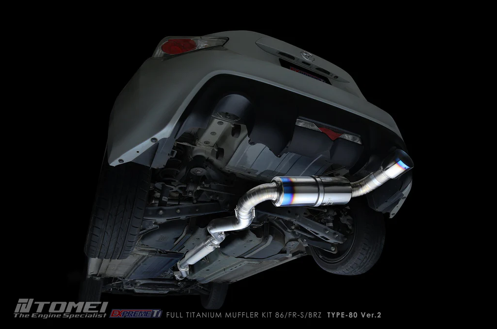 TOMEI EXPREME-TI TITANIUM EXHAUST: (TYPE-80 VER.2) - 2013 - 2023 86/BRZ/FR-S/GR86