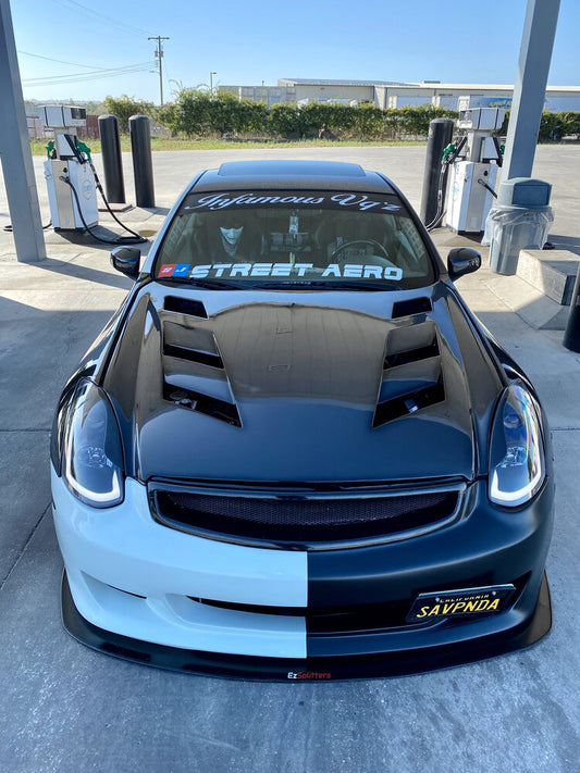 Fly 1 Motorsports Slayer Hood - 2002 - 2007 Infiniti G35 Coupe