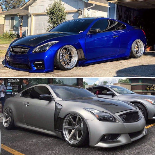 Fly 1 Motorsports RS3 Wide Fenders (12mm) - 2008 - 2013 Infiniti G37 Coupe